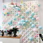 5寸双层马卡龙小号气球糖果色创意生日派对布置拱门气球造型装饰