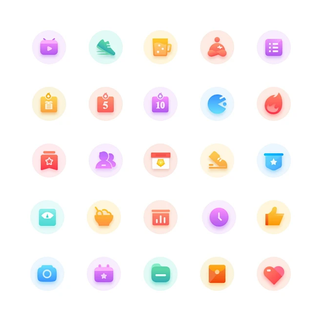 金刚区UI设计图标微质感风格界面写实icon立体风格psd/ai设计素材-淘宝网-花瓣网