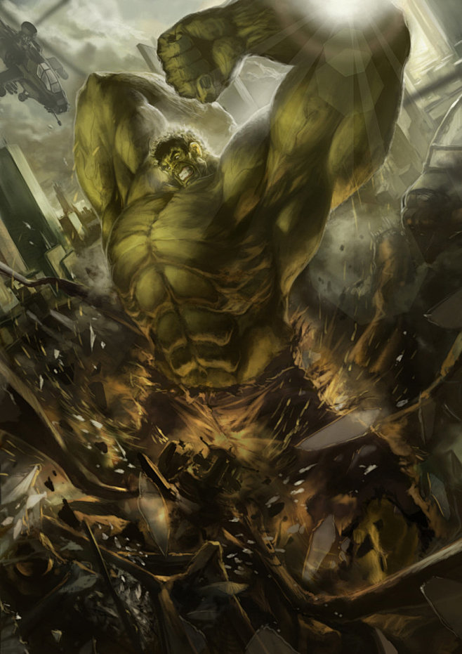 green action by dery...