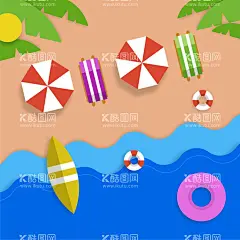 海滩顶视图  - 源文件下载【酷图网】海滩顶视图,沙滩俯瞰图,风景,旅行旅游,度假,海边,夏日风景,海报背景,风景背景,沙滩海报背景