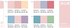 雪碧kele采集到配色模板