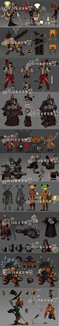 170 游戏美术资源 韩国现代科幻 概念设定画集 人物怪物 CG手绘-淘宝网