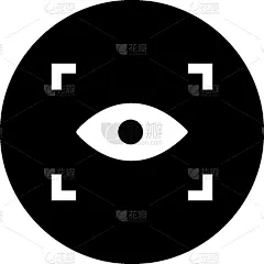 医学扫描,计算机图标,轮廓,矢量,符号,眼部扫描仪,直的,图像,标志,设计