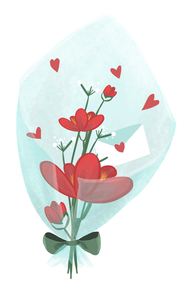 教师节 康乃馨 花朵素材 PNG素材