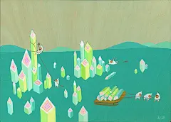 APAK工作室：梦幻般的插画世界（八） #采集大赛#
