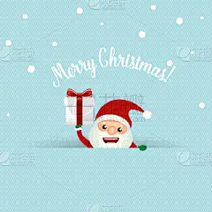 圣诞老公,贺卡,生日,可爱的,白昼,请柬,问候,庆祝,装饰