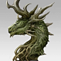 Forest Dragon concept Sandara Tang #conceptart #dragon #fantasy