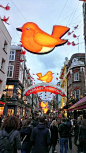 Carnaby Street Christmas lights 2013