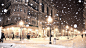 General 1920x1080 Belgrade street snow lamps street light