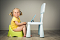 Potty training of the little smiling girl by Jiri Novak on 500px