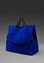 Clare Vivier Suede Tote包@北坤人素材