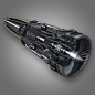 3ds max jet engine cutaway cuts