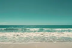海边沙滩自然风景壁纸