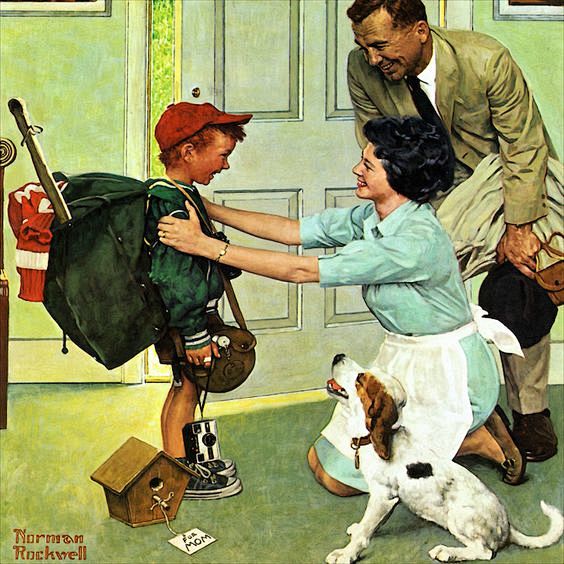 norman rockwell is printed with premium inks for brilliant color