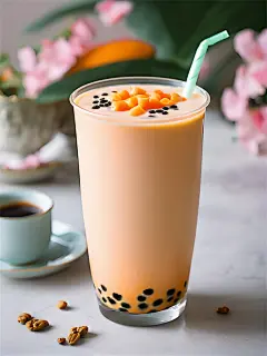 奶茶果汁高清图片
