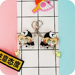 亚克力钥匙扣凹凸世界格瑞罗斯 动漫周边 车钥匙包包挂件-淘宝网