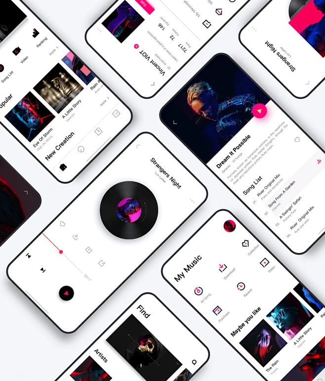 Music APP-花瓣网