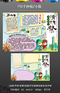 缅怀先烈小报清明节革命烈士爱国手抄小报#三年级手抄报##数学小报内容#