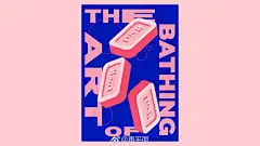 #海报设计# 英国设计工作室Caterina Bianchini Design为lush在意大利罗马开设的新旗舰店而设计的一系列海报。以“沐浴艺术”为主题的设计。
-
LUSH是一家手工纯天然的手工皂品牌，所有的产品均在英国手工制作完成。 ​​​​