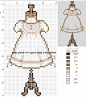 borduren paspop borduurpatronen cross stitch clothes designs