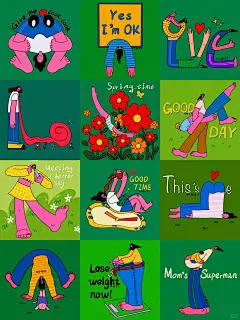 插画合集| 请大数据把我推给同频的小可爱 - 小红书