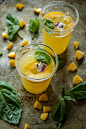 Peach Basil Belini's