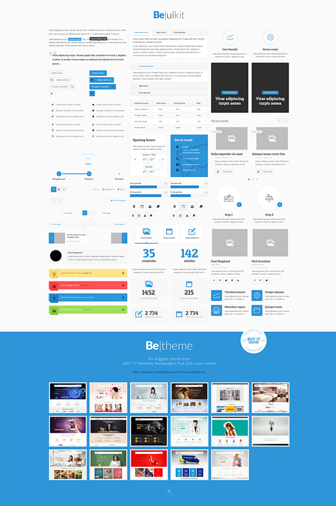 BeTheme Free UI Kit