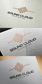 Sound Cloud Logo Template