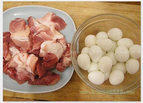 如何做红烧肉卤鹌鹑蛋的做法