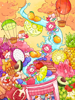 在下金闪闪采集到插画