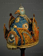 BHUTAN CROWN ALL 19TH The raven crown of Jigme Namgyel (1825-1881). It was worn as a helmet by the father of the first king Ugyen Wangchuck in the 1865 war against the British and is the model for the future royal crowns of Bhutan, named after the raven-h