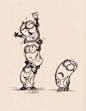 Minions - 10 : The amount of minions I drew this past summer is kind of ridiculous. However, save for a few silly scrap sketches I didn't upload and for a sixty-page, three hundred and sixty-panel minion-based st...