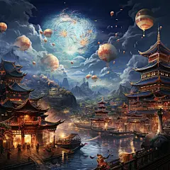 MJ生成的渲染场景1