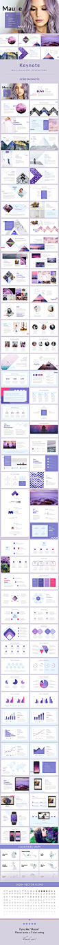 淡紫色主题演讲模板 - 主题演讲KEY #minimal•下载➝https://graphicriver.net/item/mauve-keynote-presentation-template/19934842?ref=pxcr