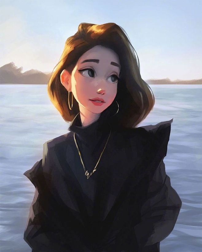 插画师 Sam Yang 笔下的女性. ...