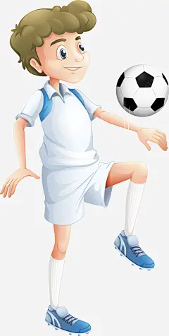 卡通装饰人物介绍海报高清素材 PPT制作 PPT制作设计 人物 人物介绍 人物头像 动漫人物 卡通人物 海报设计 装饰设计 踢足球的男孩子 元素 免抠png 设计图片 免费下载 页面网页 平面电商 创意素材