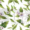 水彩画,四方连续纹样,华丽的,请柬,清新,纺织品,野生动物,芦笋,壁纸,植物群