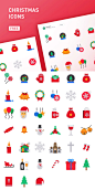 精美漂亮的彩色圣诞节图标套装下载[Ai] #APP# #iOS# #UI#