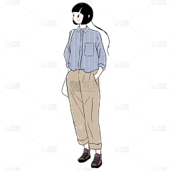 人物插画-女孩
