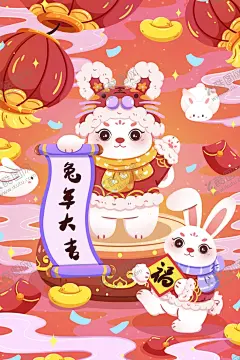 兔年 【酷图网】兔年,2023兔年,兔年贺岁,兔年吉祥,兔年大吉,兔年海报,创意兔年,金兔贺岁,兔年封面,2023艺术字,兔年艺术字,兔年毛笔字,兔年书法,兔年年画,创意兔子,兔,兔年封套,兔年春节,兔年新年,2023年,兔年贺卡,兔年新春,春节,新年,2023,兔年字体,兔年主题,兔年素材,兔年台历封面,