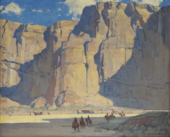 Edgar Alwin Payne ( 1883-1947) 图片_传统绘画图片素材-花瓣网