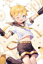 #VOCALOID 鏡音リン・レン - Azit的插画