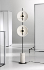 Mito floor lamp, Rakumba #tomfereday #floorlamp #lighting #carraramarble #australiandesign