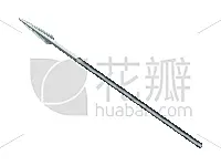 矛,一个物体,背景分离,刀刃,古董,钢铁,剪贴画,绘画插图,古代文明