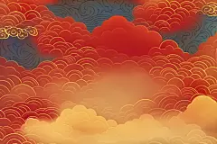 唯美中国风云纹背景素材图片