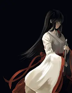 大佬们，来几张犬夜叉桔梗的高清图当壁纸啊啊啊_看图_犬夜叉吧_百度贴吧