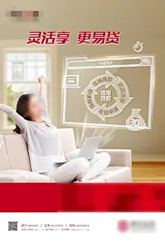 个人信用贷款金融海报