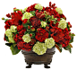 Mixed Snowball and Amaryllis traditional-holiday-accents-and-figurines