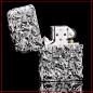 ZIPPO打火机原装正品银色厚壳（重盔甲）骷髅万恶之城ZP49984-S-tmall.com天猫