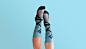 Strideline Optics Socks : Designed Strideline's first Optics sock series that coordinate with new sneaker releases.
